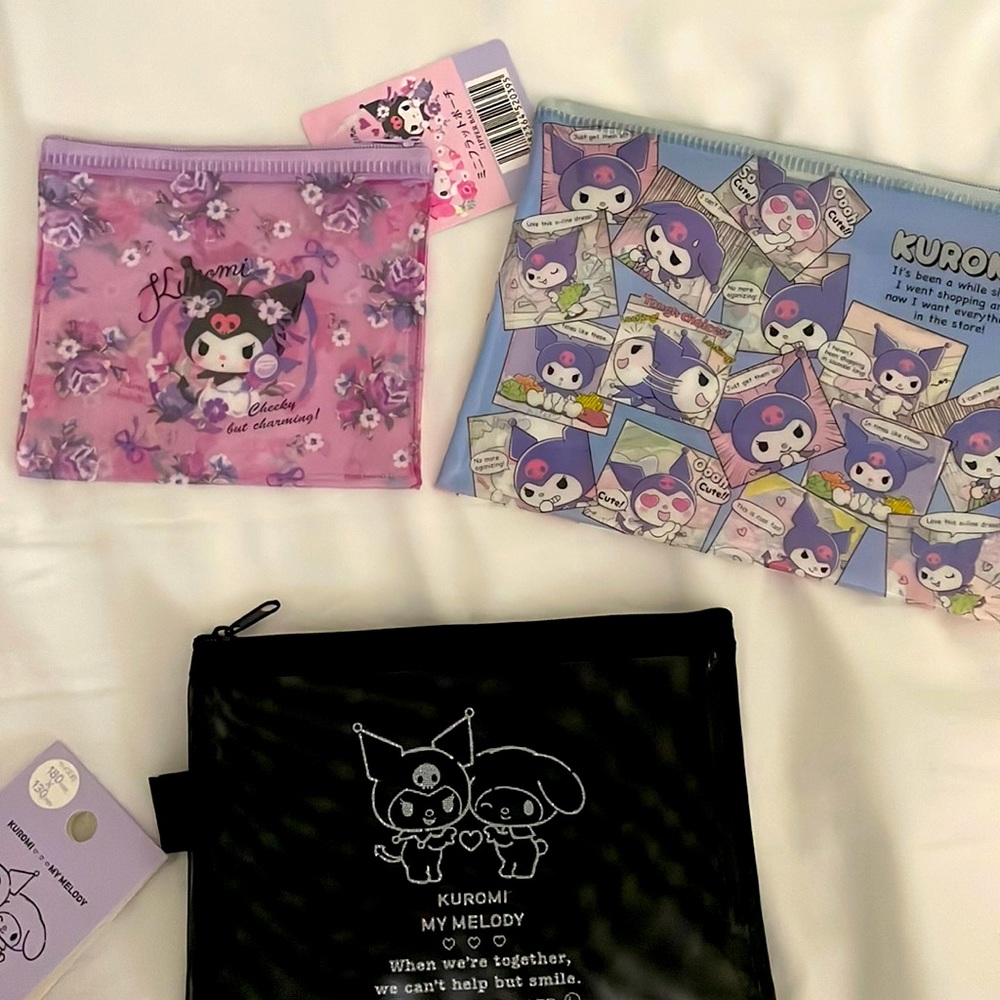- 3 for $26/ sanrio pouches 🌸